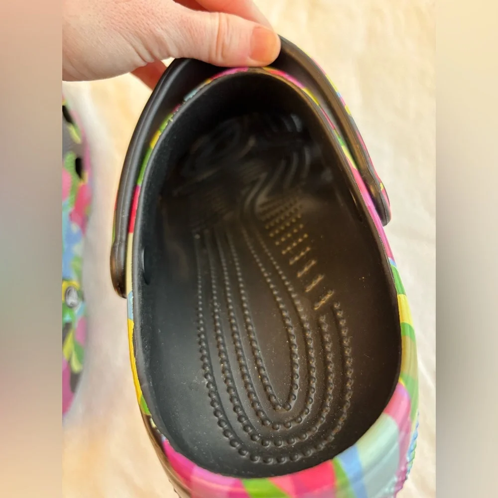 Crocs Classic Bubble Block Clogs Multicolor Size 11 Womens - Picture 7 of 11